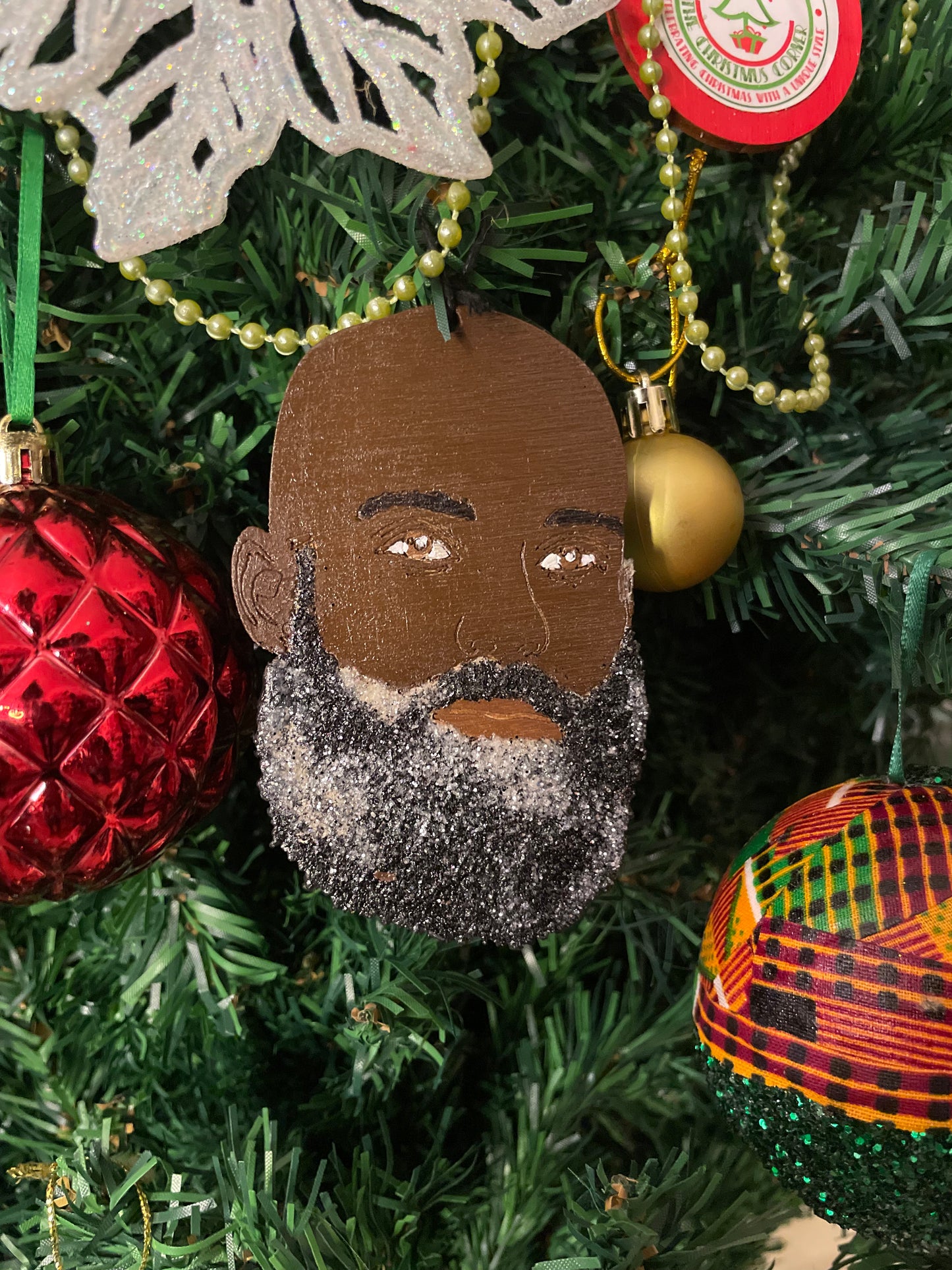 Bald, Bearded, and melanated