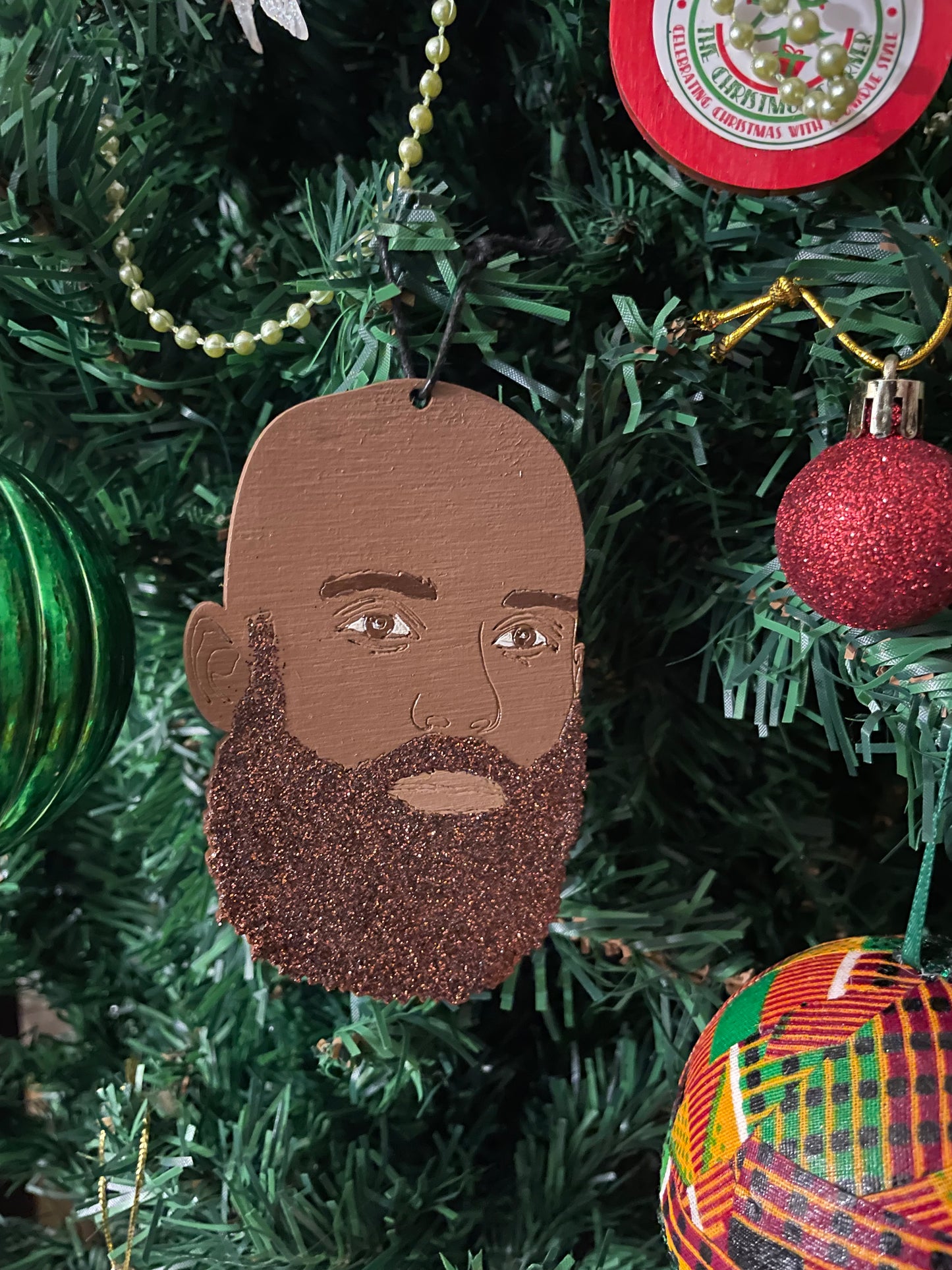 Bald, Bearded, and melanated
