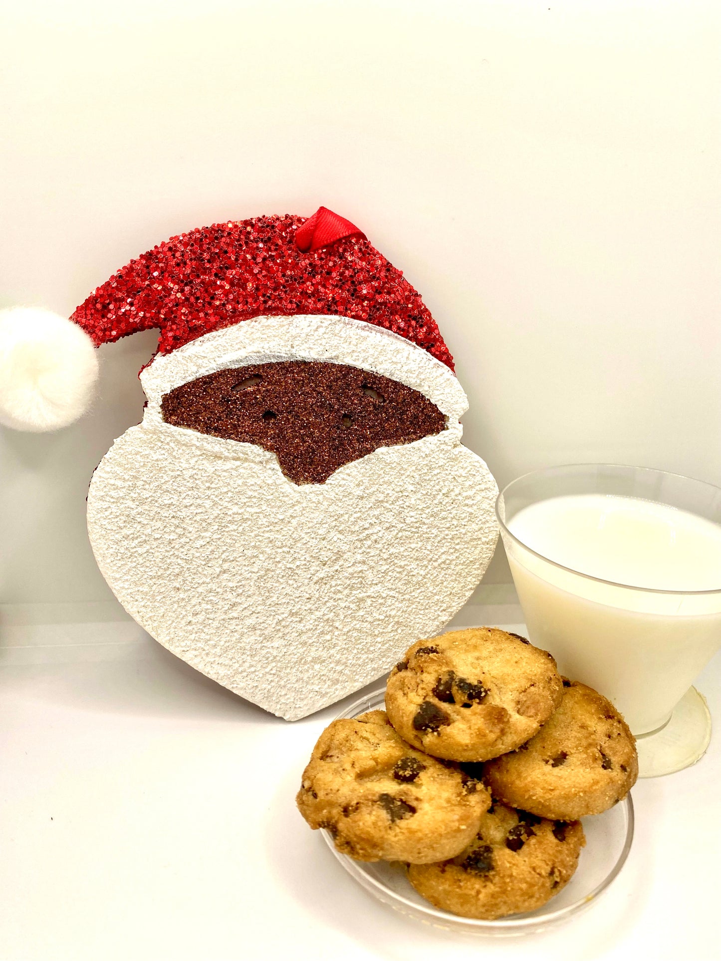 Glittered Santa