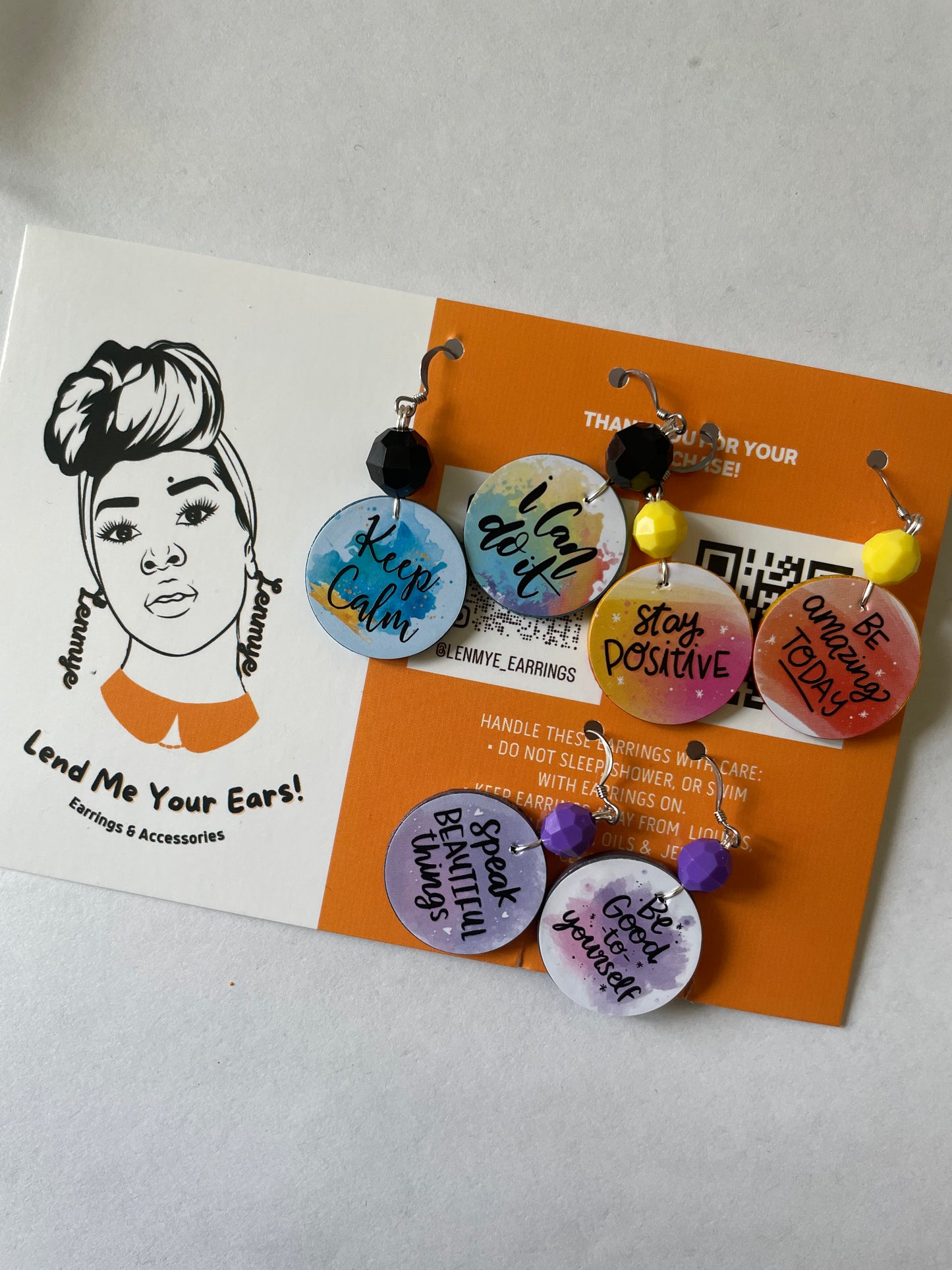 Affirmation Earring Collection