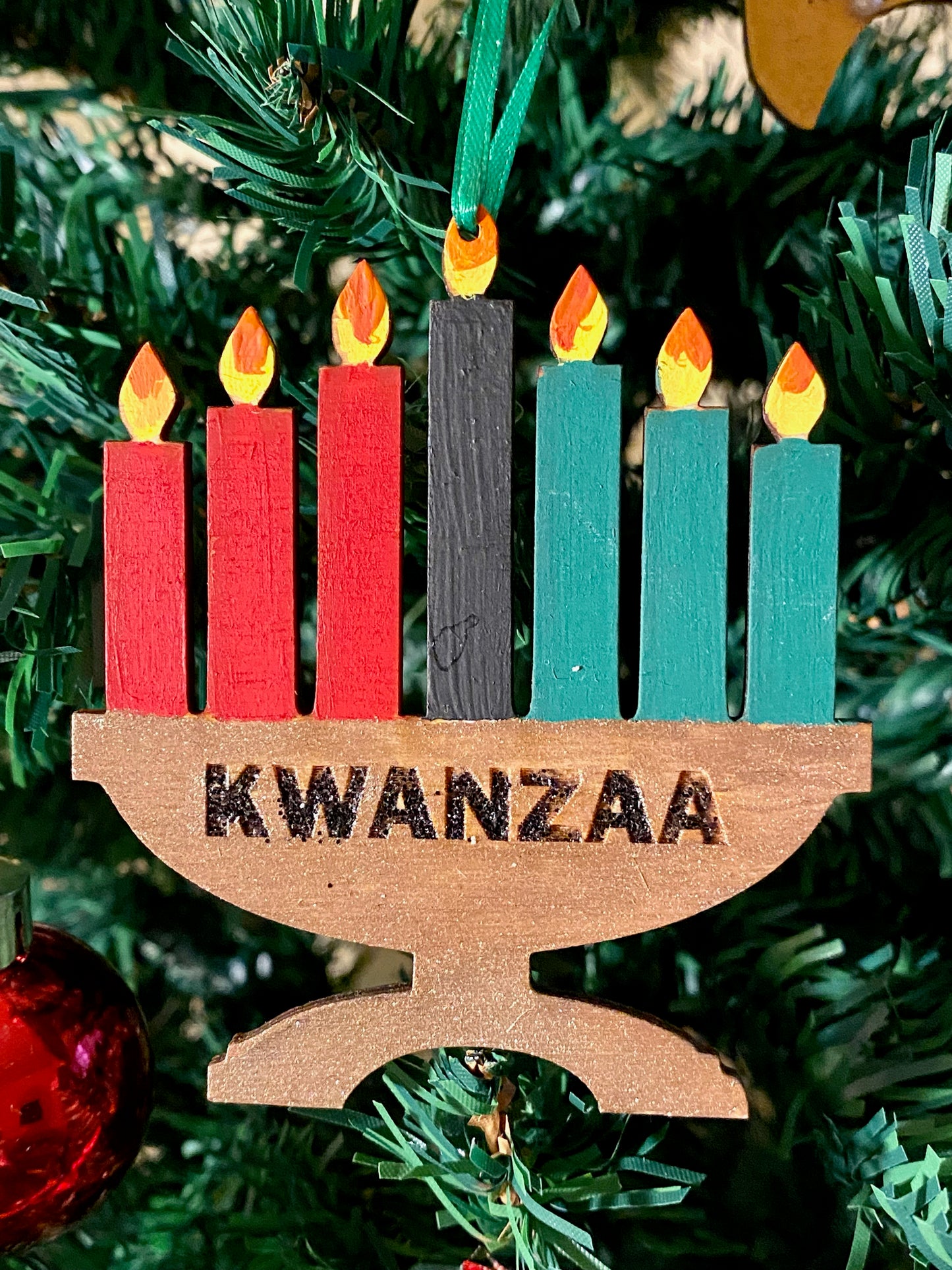 Kwanzaa Kinara Ornament/ Magnet